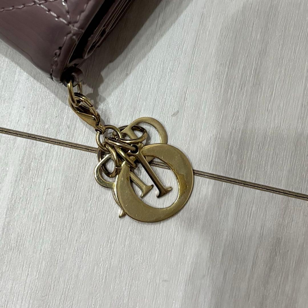 DIOR Lady Dior Lotus ウォレット ラベンダー