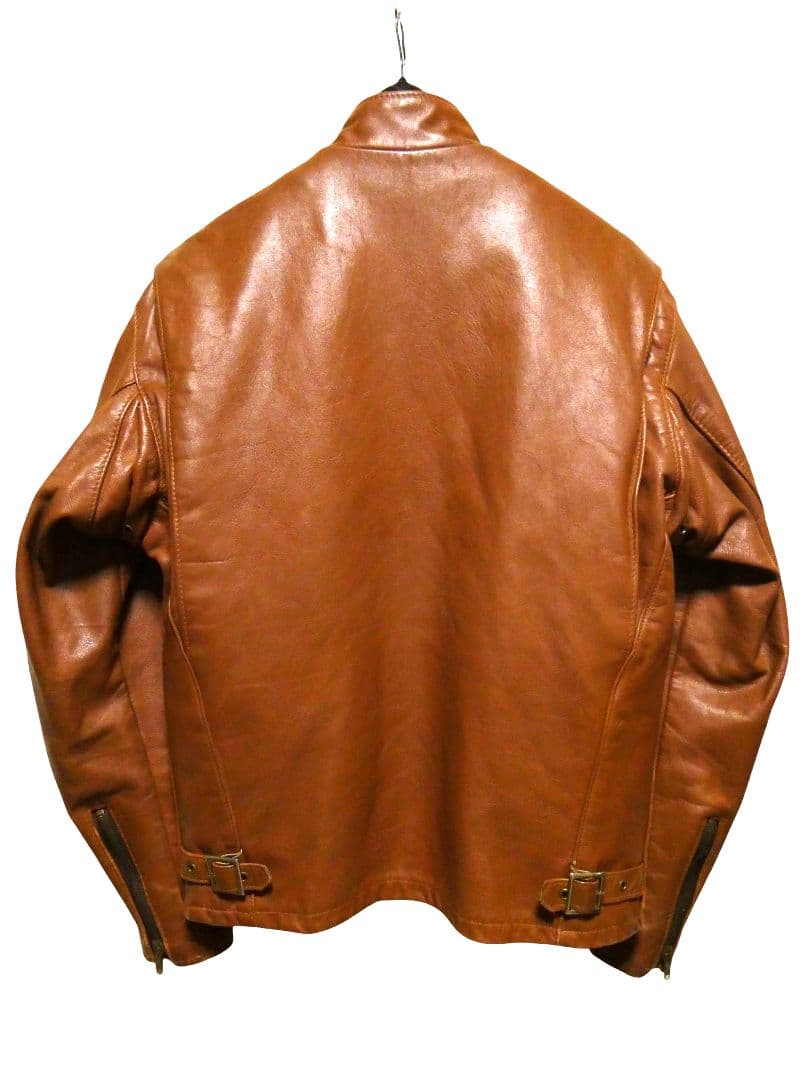 黄金サイズ38！ライナー付き完品！schottスタンド立ち襟シングル141