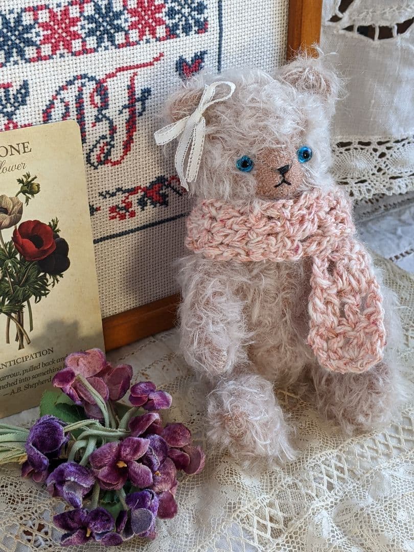 【e】小さいテディベア　18cm