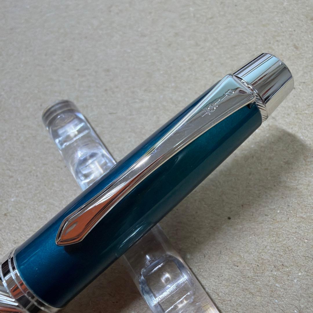 新品 パイロット カスタム ヘリテイジ CR ボールペン ターコイズブルー 箱付