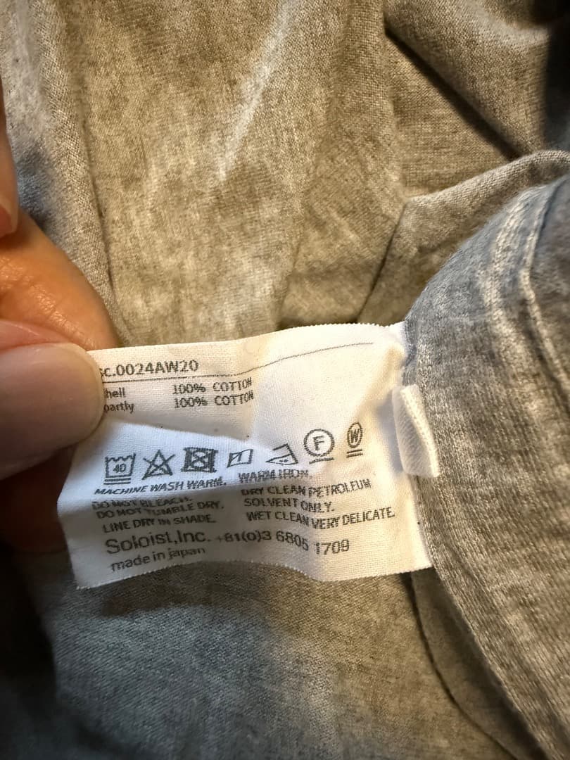 20AW ソロイスト AD フォト ロンT