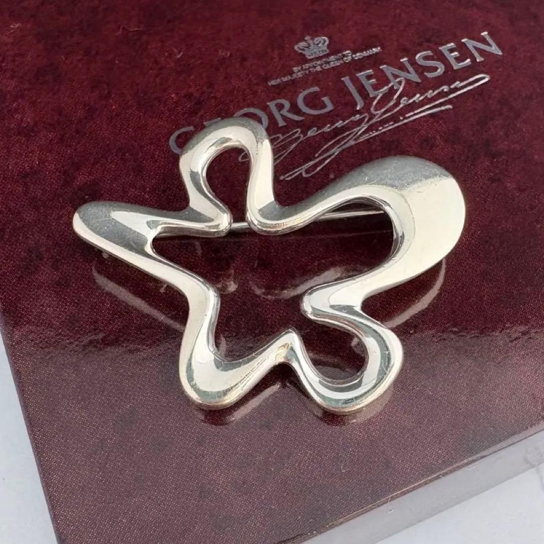 ジョージジェンセン ブローチ321＆イヤリング コッペル SV925デンマーク製