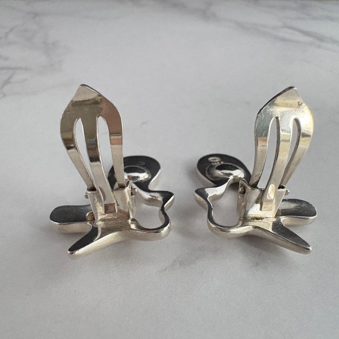 ジョージジェンセン ブローチ321＆イヤリング コッペル SV925デンマーク製