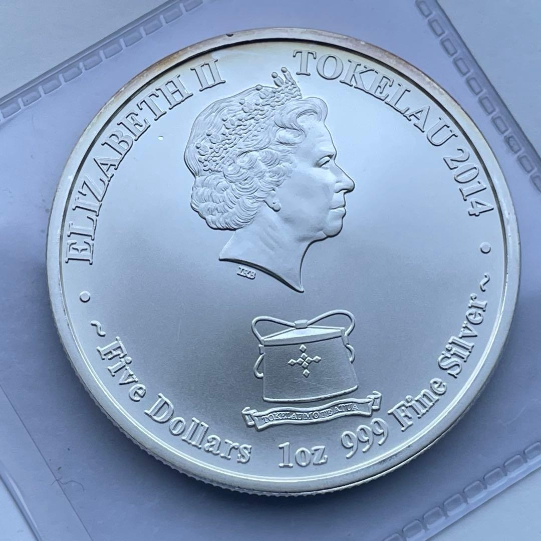 TOKELAU YEAR OF THE HORSE 銀貨2014 SILVER