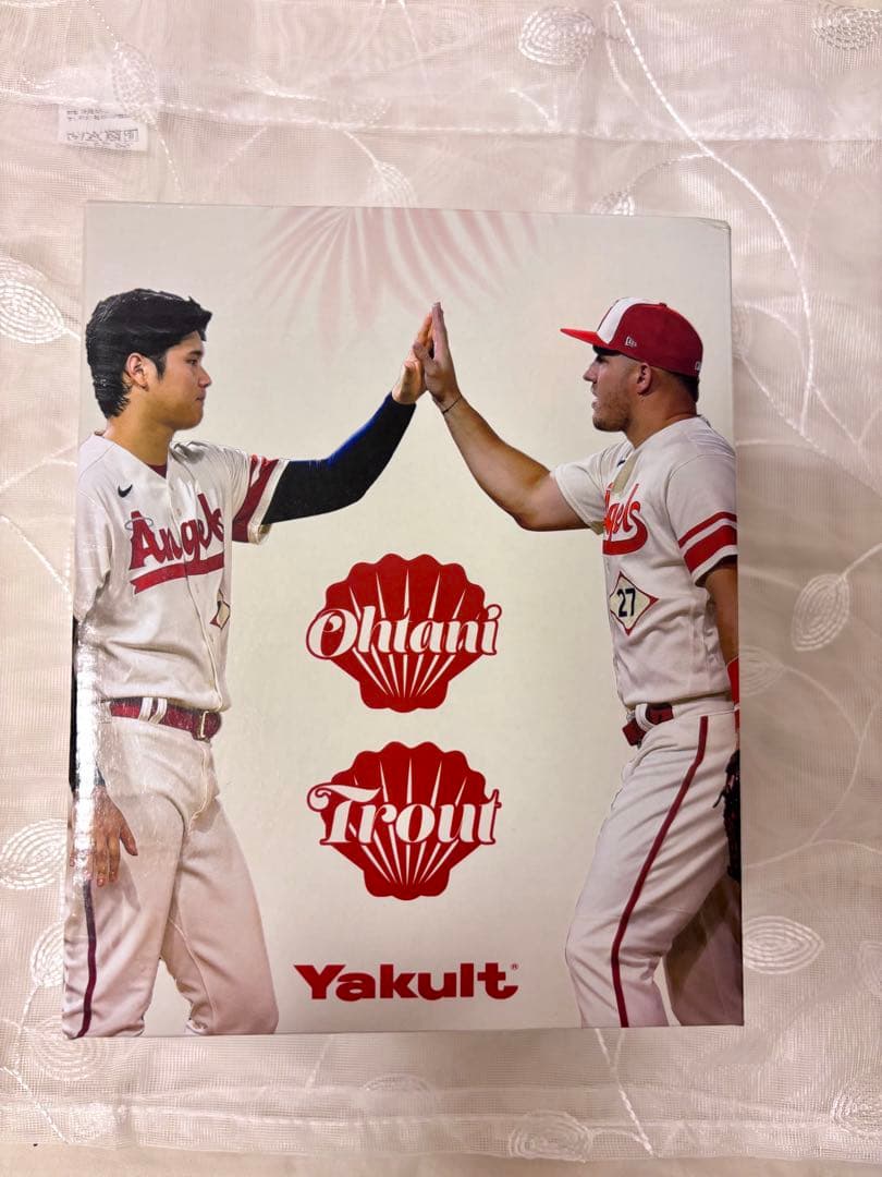 大谷翔平・トラウト ダブルボブルヘッド