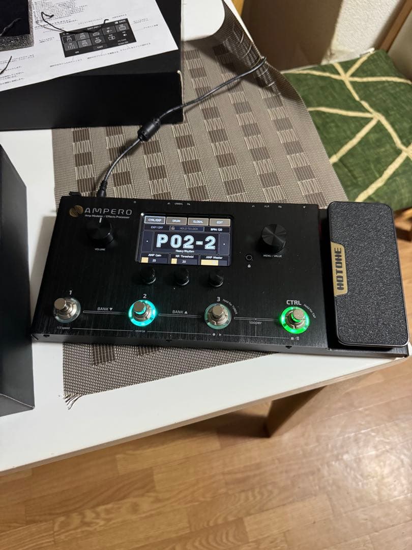 ギター Hotone Ampero
