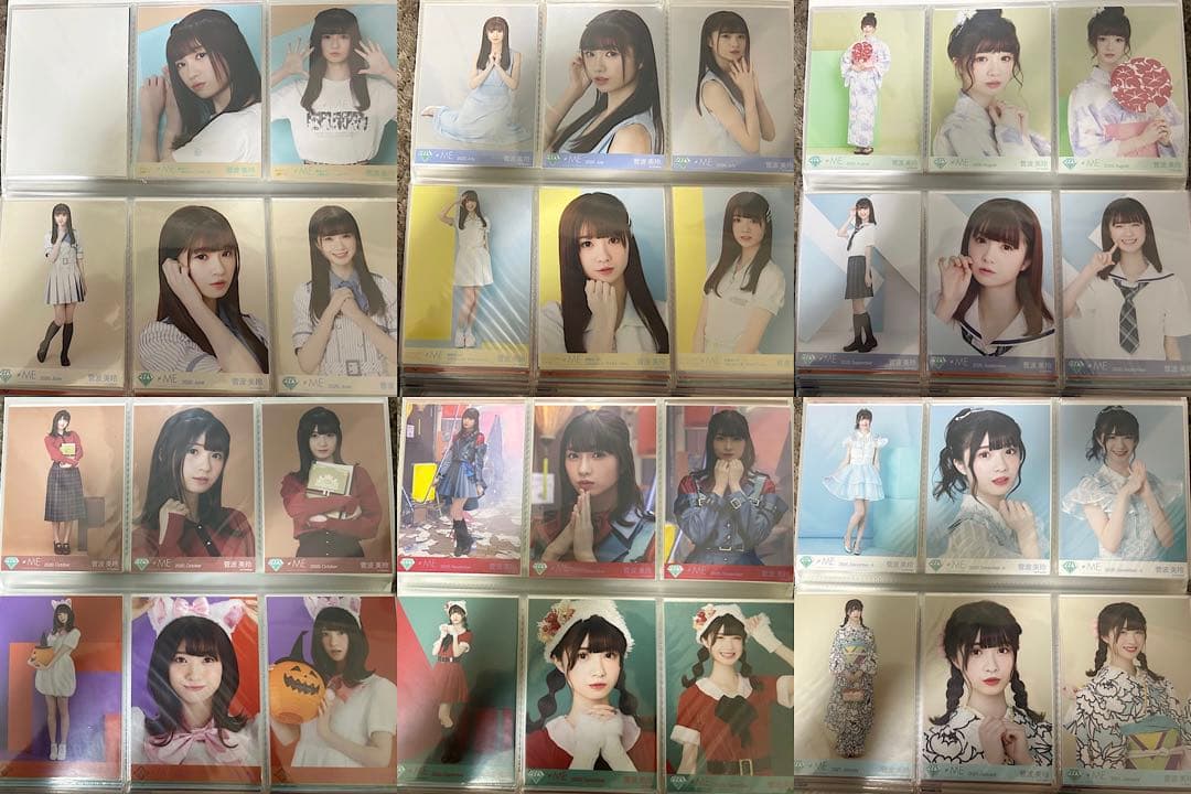 ≠ME 菅波美玲 生写真 フォトアルバム まとめ売り