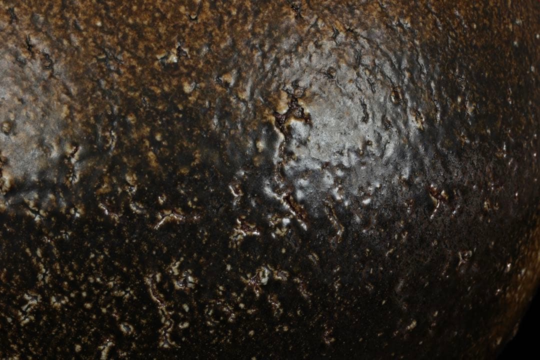 松井興之 備前焼 特大飾壺 在銘 栞 共箱付 花瓶 花器 花入 古美術 骨董品