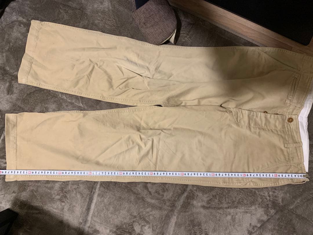 古着/US ARMY チノパン/尿素ボタン/W34-35 L28/40s〜50s