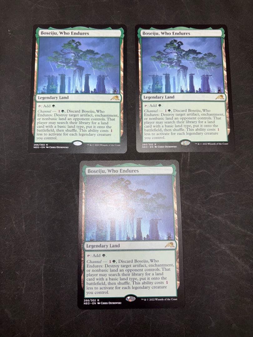 MTG 耐え抜くもの、母聖樹 英語 3枚セット