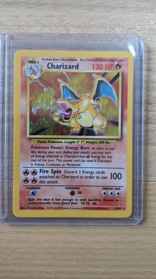 CHARIZARD BASE 4/102 リザードン 英語版 ポケットモンスター
