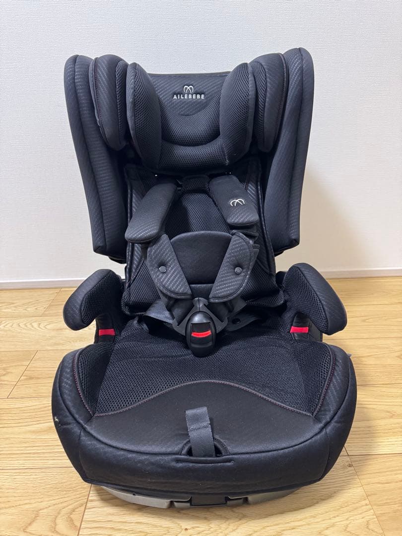 エールベベ パパット グランス ISOFIX ジュニアシート カーボンブラック