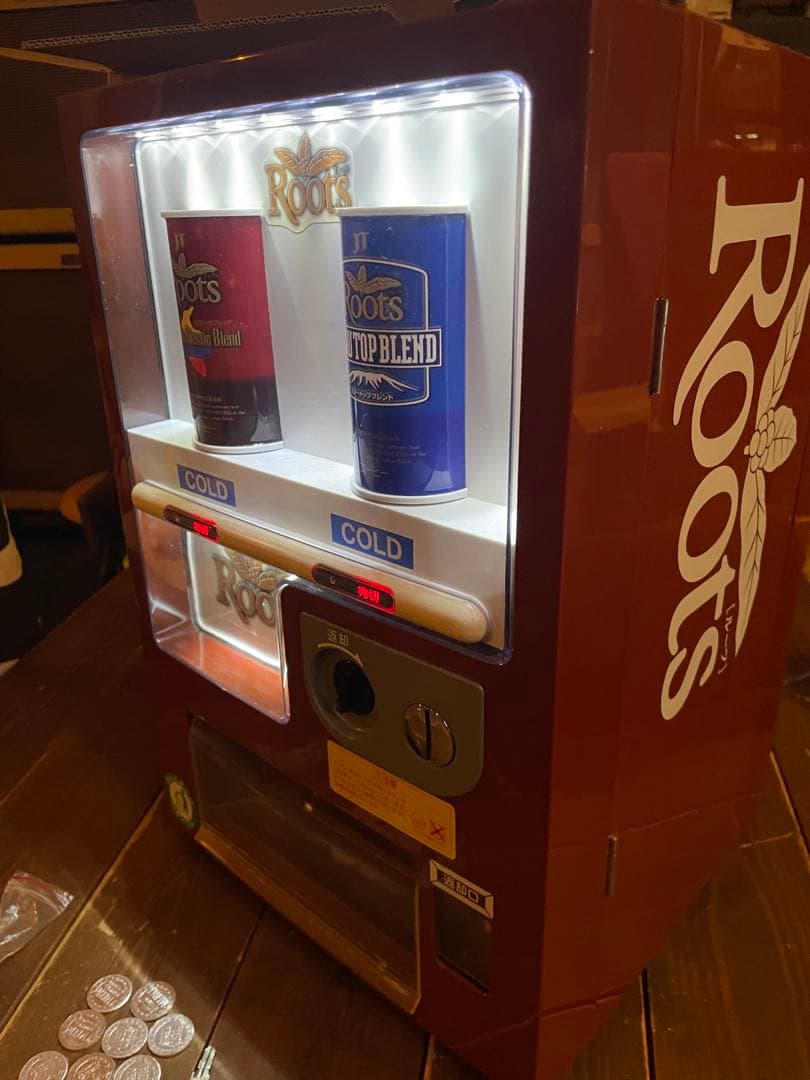 Roots 自動販売機 コーヒー