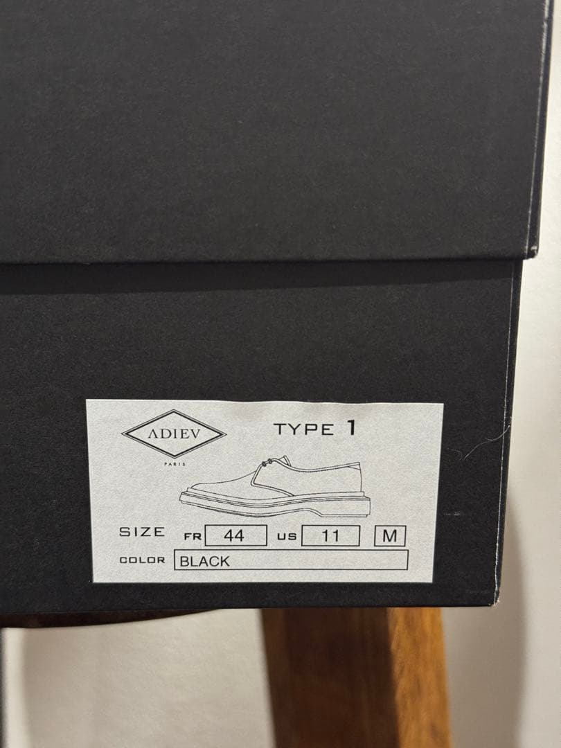 ADIEV TYPE 1 ブラック [SIZE] EU44 / US11