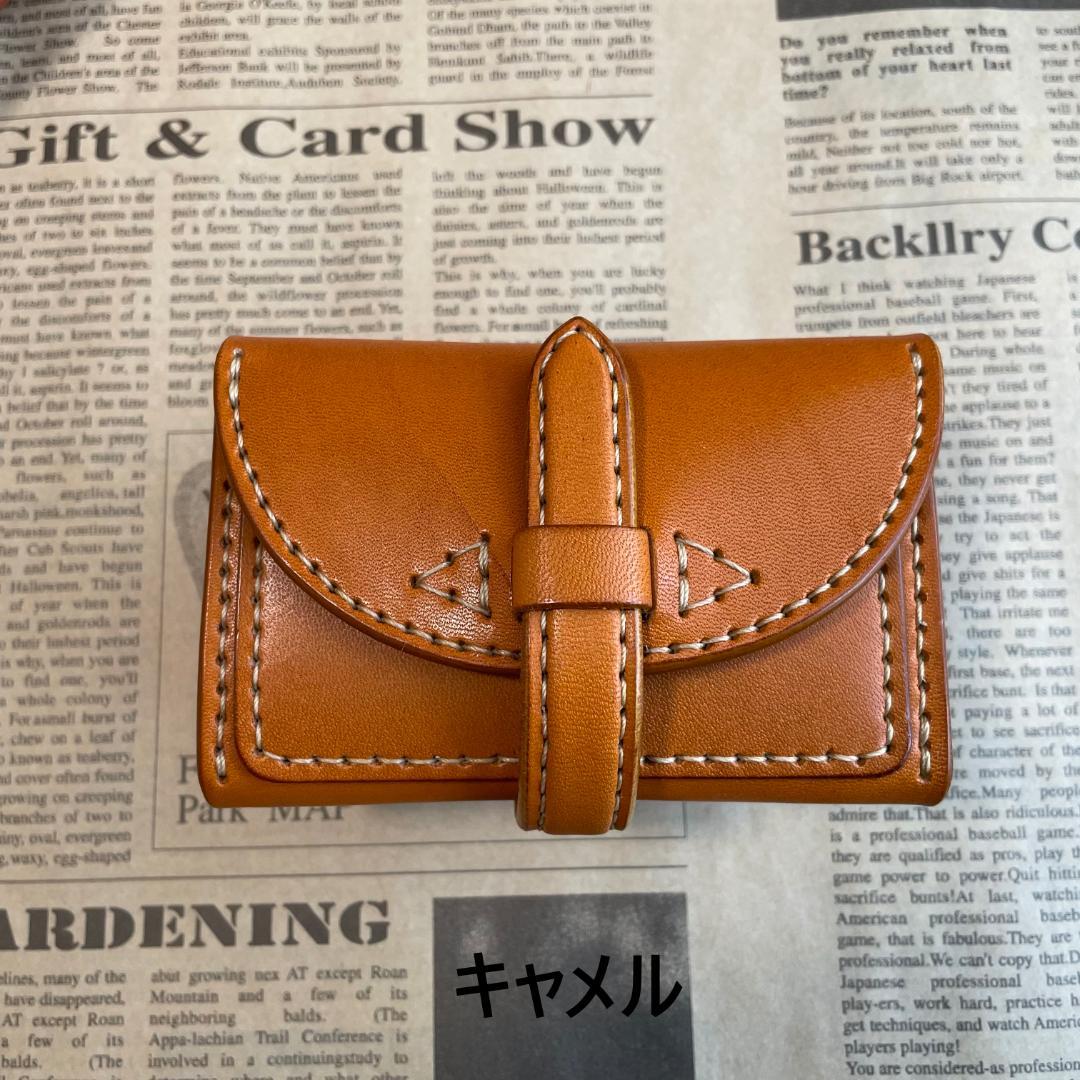 栃木レザー　カード・マルチケース　ミニウォレット