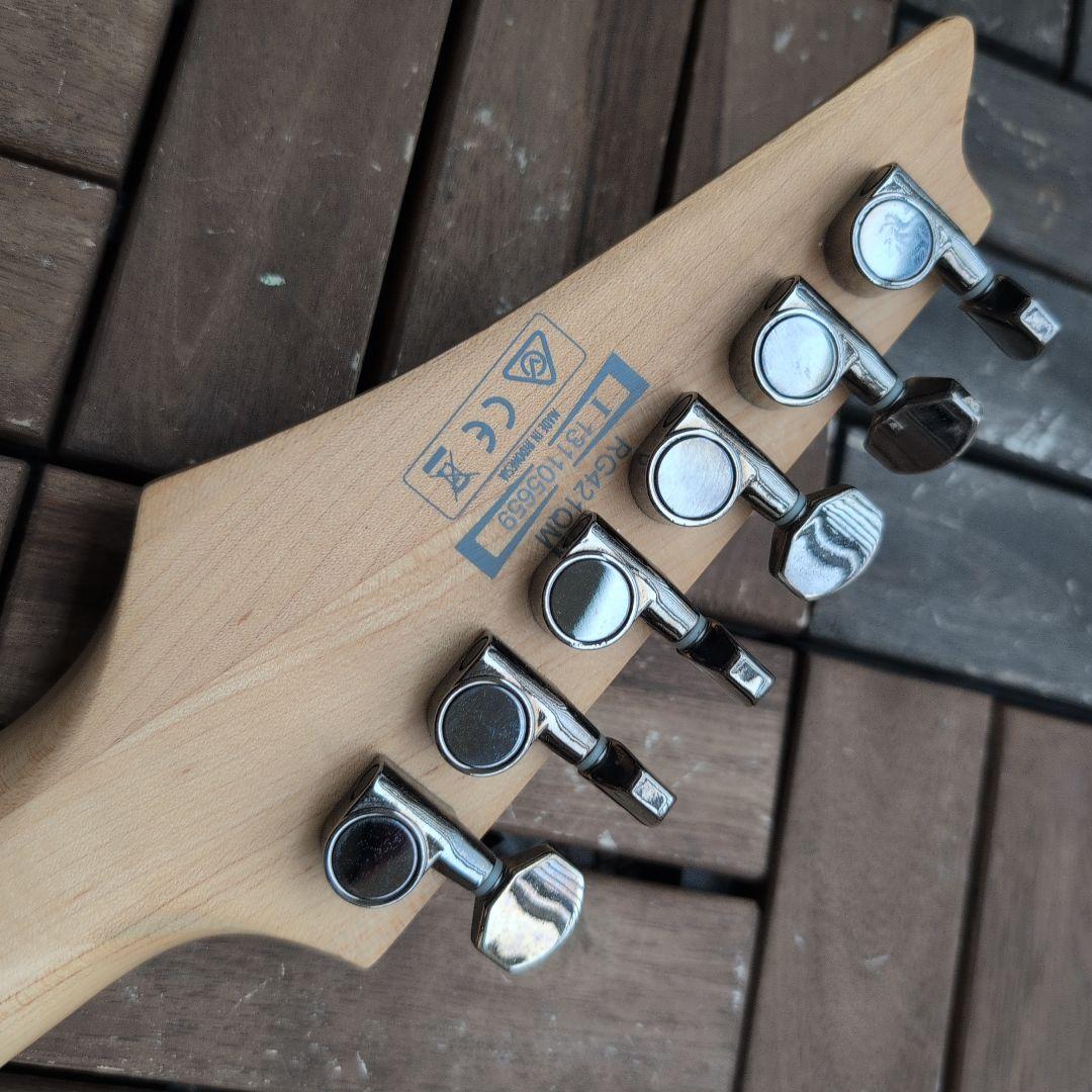 ibanez RG421QM 指板のツリー・オブ・ライフはシールです。