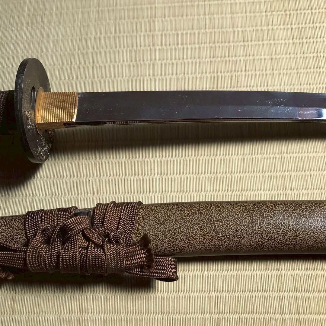 Js7 模造刀 日本刀 太刀 脇差 観賞用 大小 侍 刀 置物 昭和レトロ