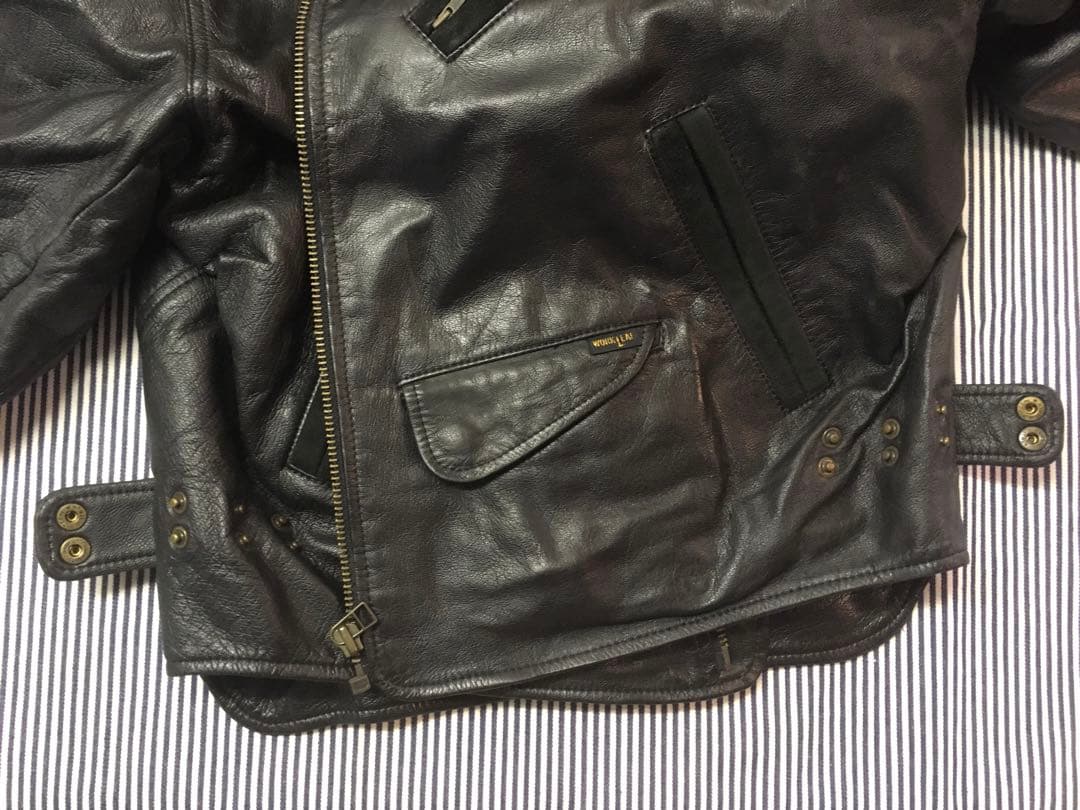 ワークリーフ Workleaf ライダース レザージャケット 革ジャン ブルゾン