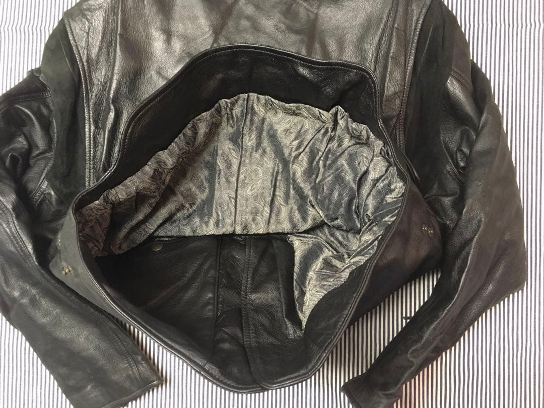 ワークリーフ Workleaf ライダース レザージャケット 革ジャン ブルゾン