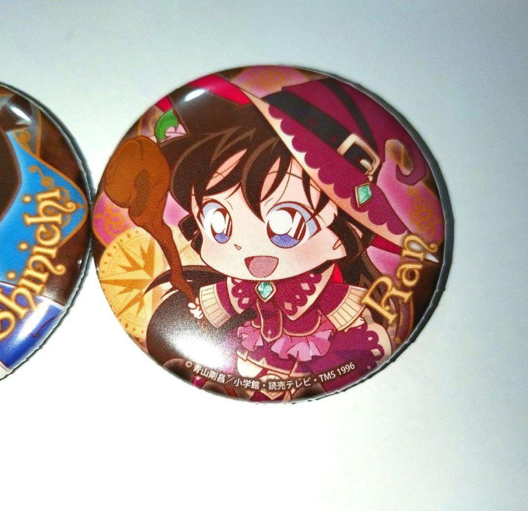 名探偵コナン 真夏の大冒険 那須ガーデンアウトレット 缶バッジ 毛利蘭 工藤新一