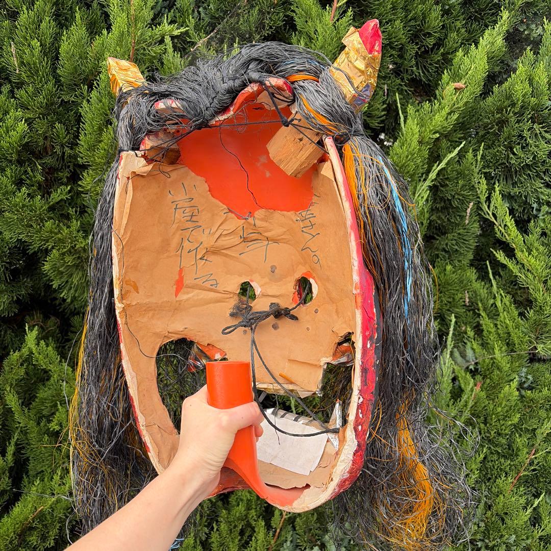 ユニークななまはげ お面 張子 大