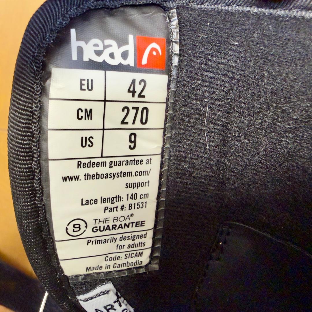 HEAD スノーボードブーツ BOA 27cm ヘッド　ボア
