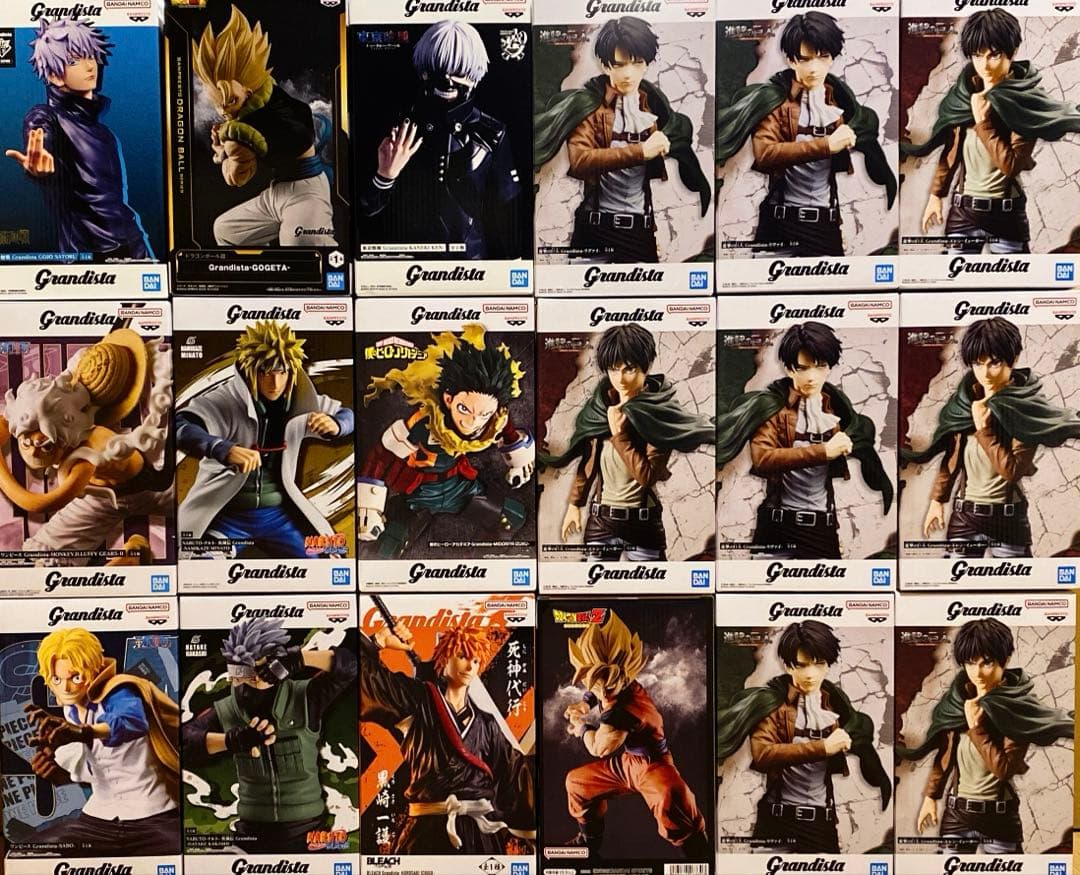 Grandista 18体セット　まとめ売り　ワンピース　進撃の巨人