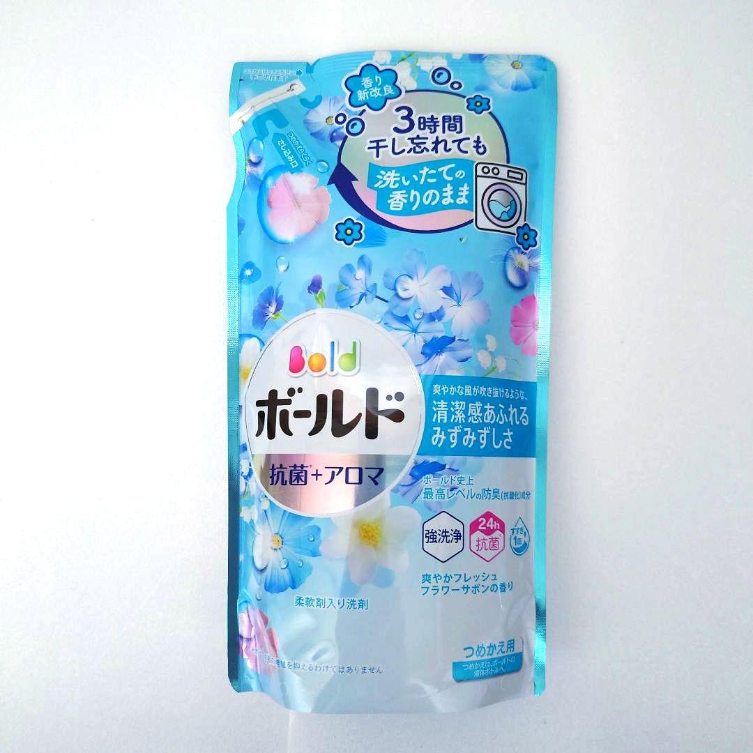 P＆G　ボールド　フラワーサボン　　抗菌＋アロマ　洗濯用洗剤　400g　34袋