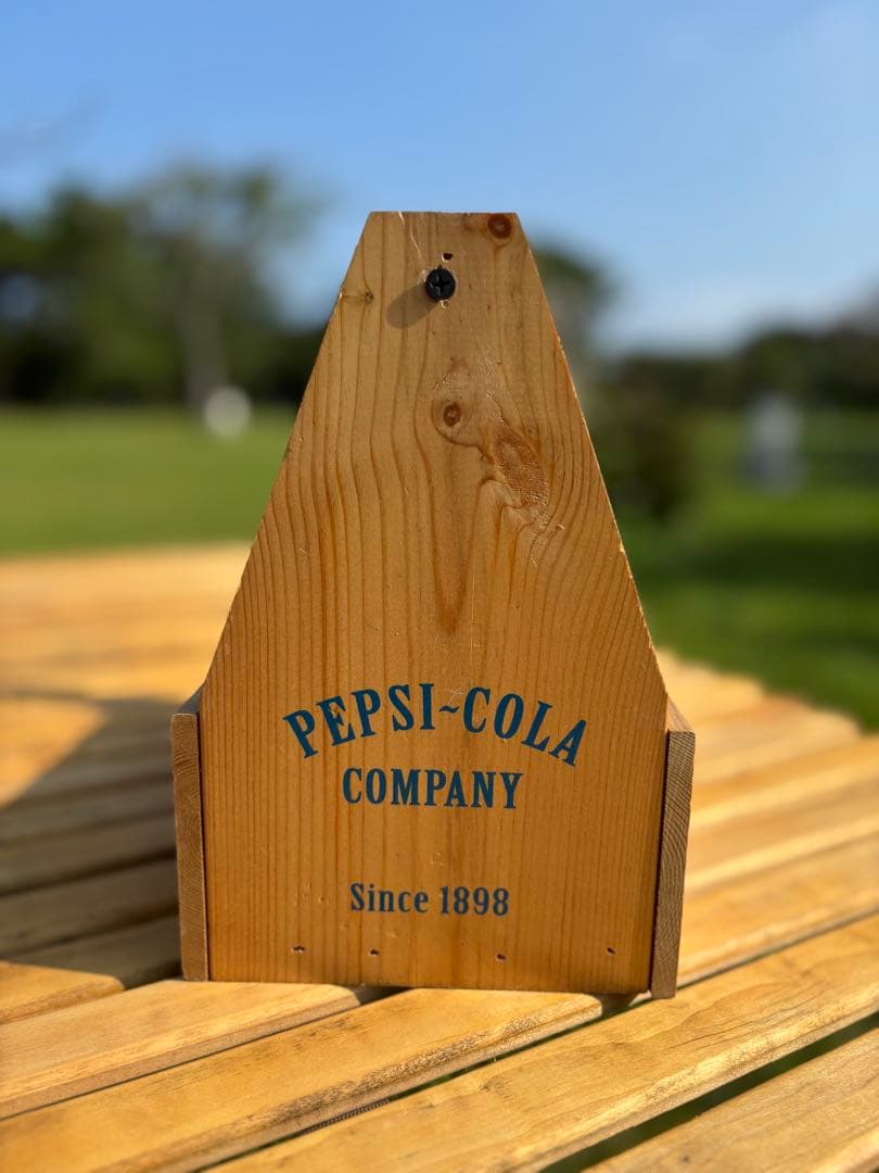 PEPSI-COLA 木製ボックス 1898年デザイン　ビンテージ