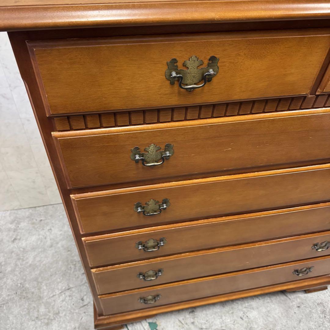 【送料無料&一部地域は3000円引き！】 横浜ダニエル 6段アンティークチェスト