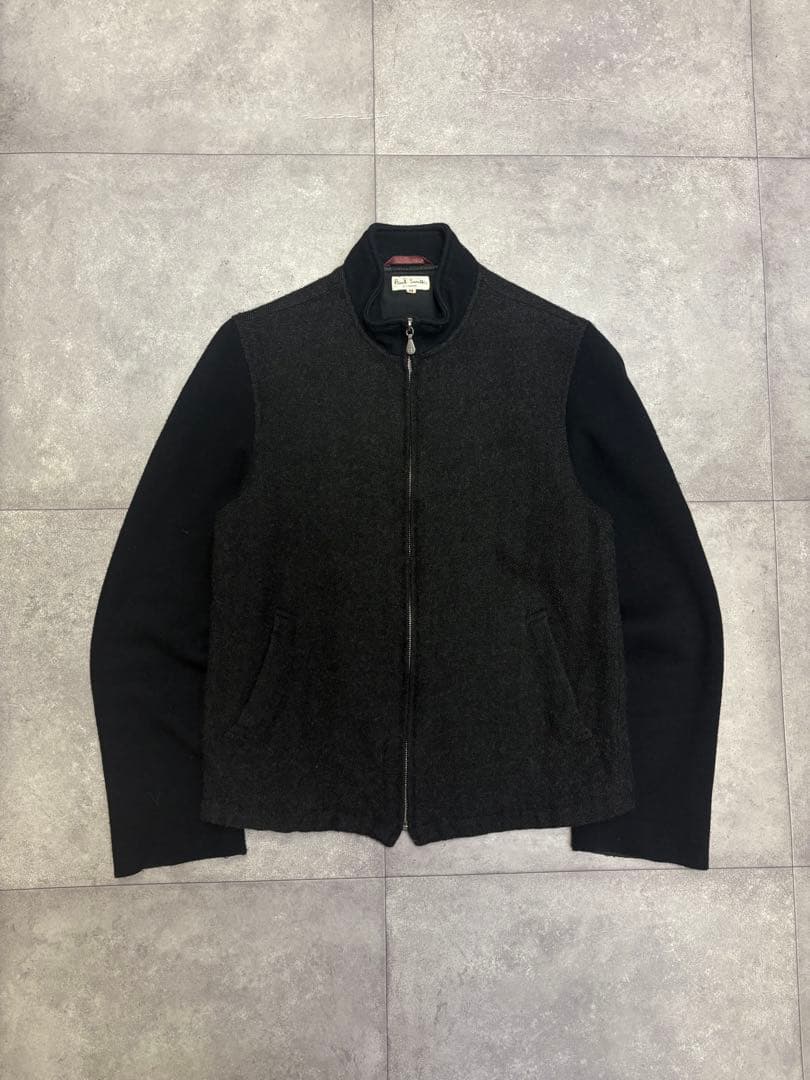 【希少】Paul Smith ポールスミス ウールジャケット ジップアップ
