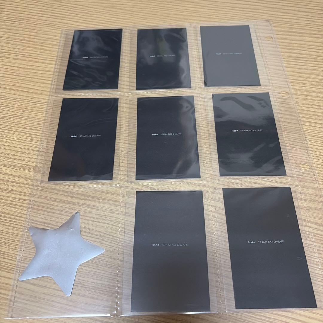 SEKAI NO OWARI セカオワ habit 特典 フォトカード