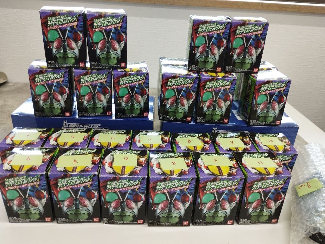 仮面ライダー マスクコレクション Vol.3　27個セット