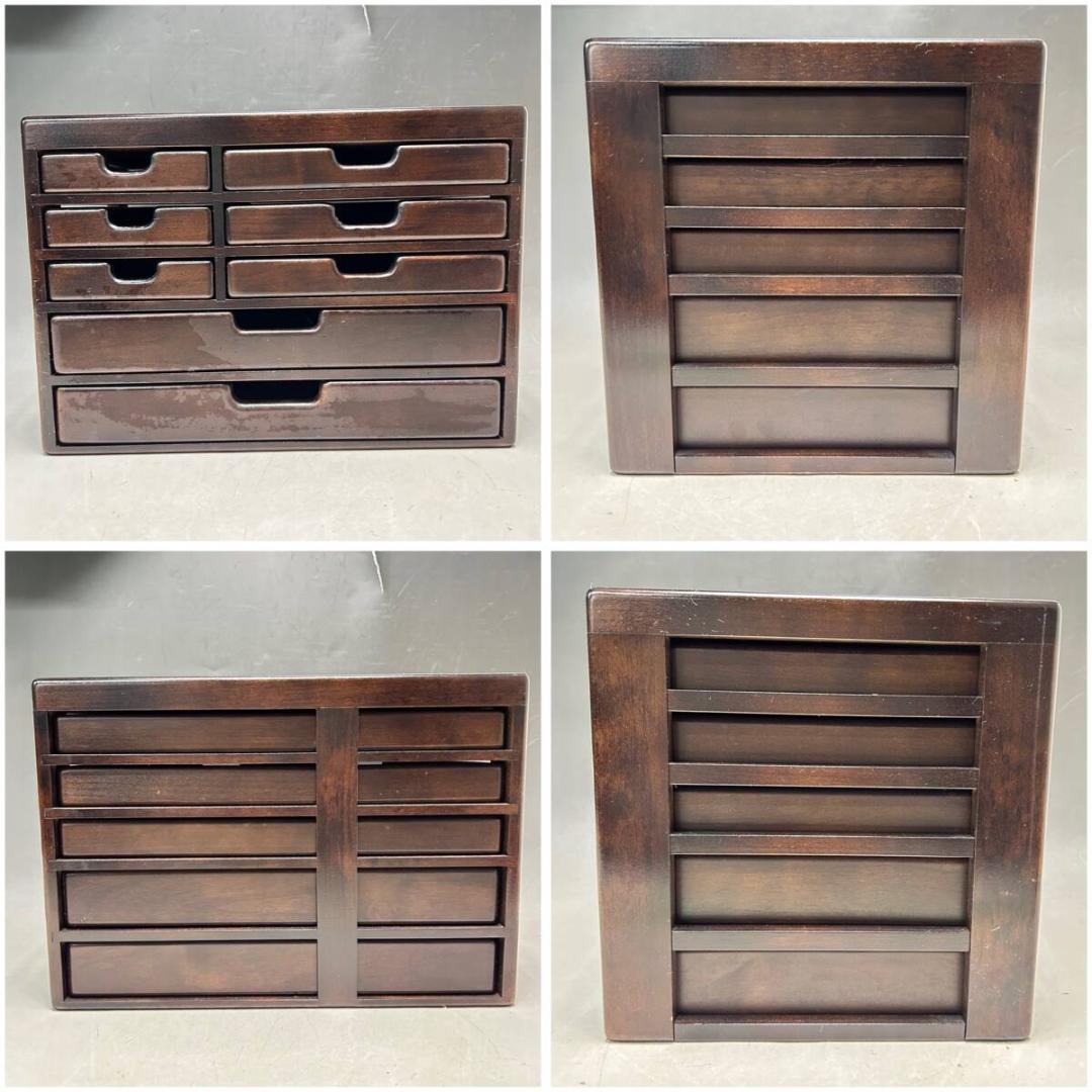 MARUZEN 丸善 豊岡クラフト 文具シェルフ 5段 木製 小物入れ