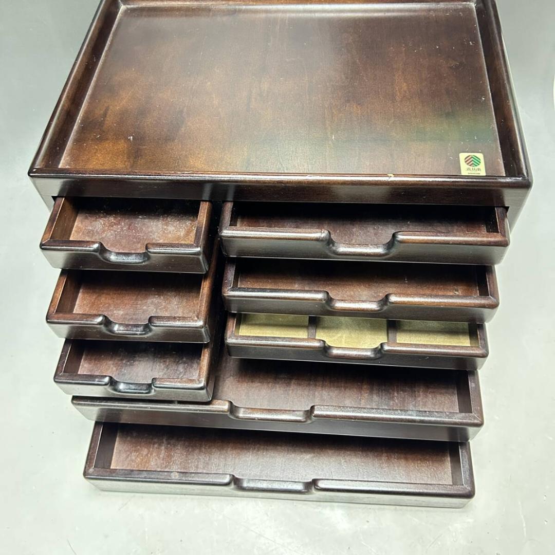 MARUZEN 丸善 豊岡クラフト 文具シェルフ 5段 木製 小物入れ