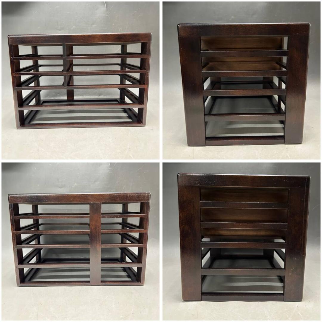 MARUZEN 丸善 豊岡クラフト 文具シェルフ 5段 木製 小物入れ