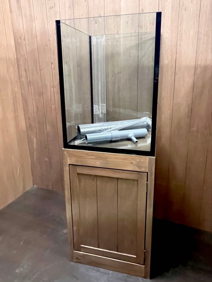 一点限定　レアサイズ　450ｘ450ｘ600㎜オーバーフロー水槽 セット