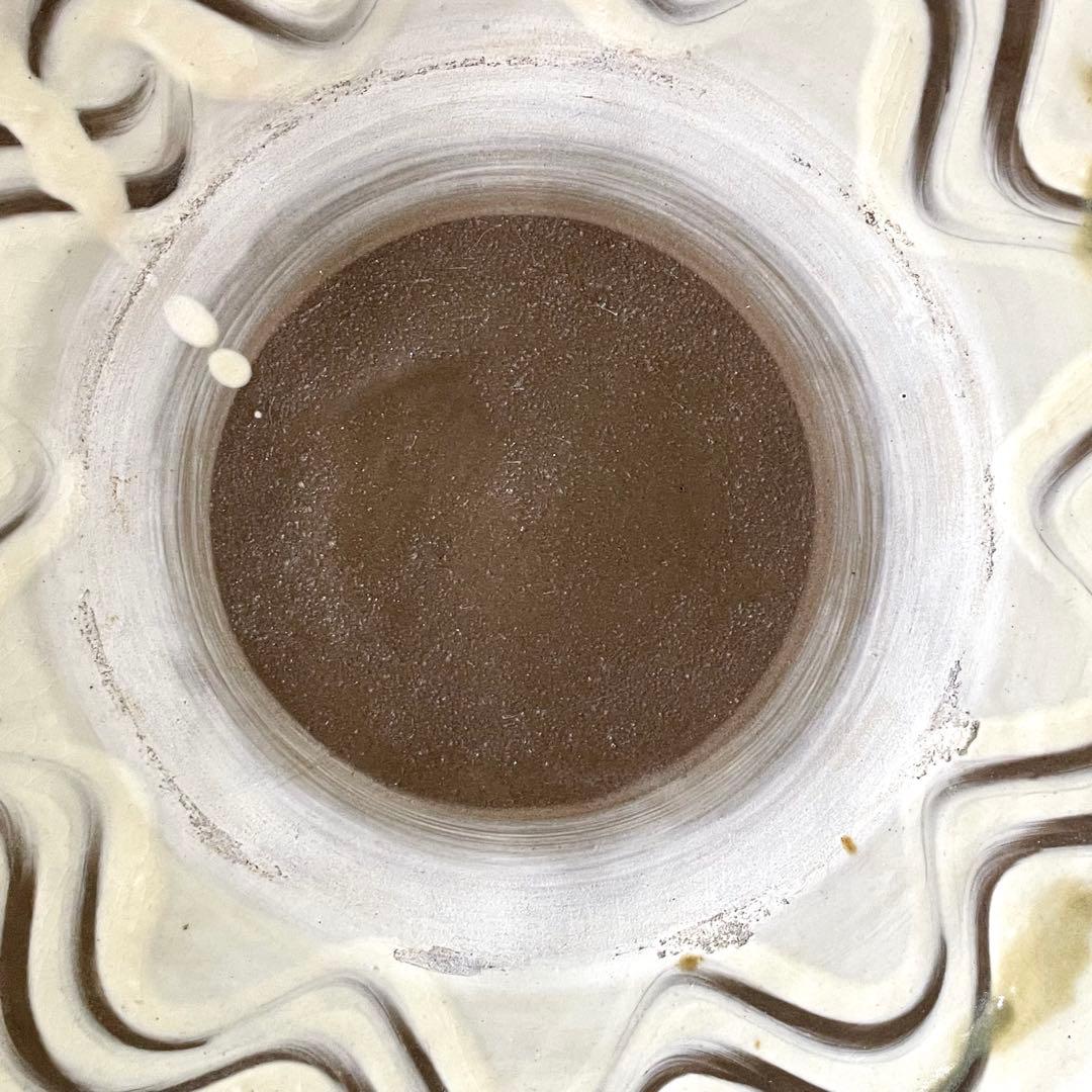 小鹿田焼 刷毛目 尺二寸皿 大皿 銀座たくみ 櫛描き 民藝 柳瀬朝夫 坂本茂木