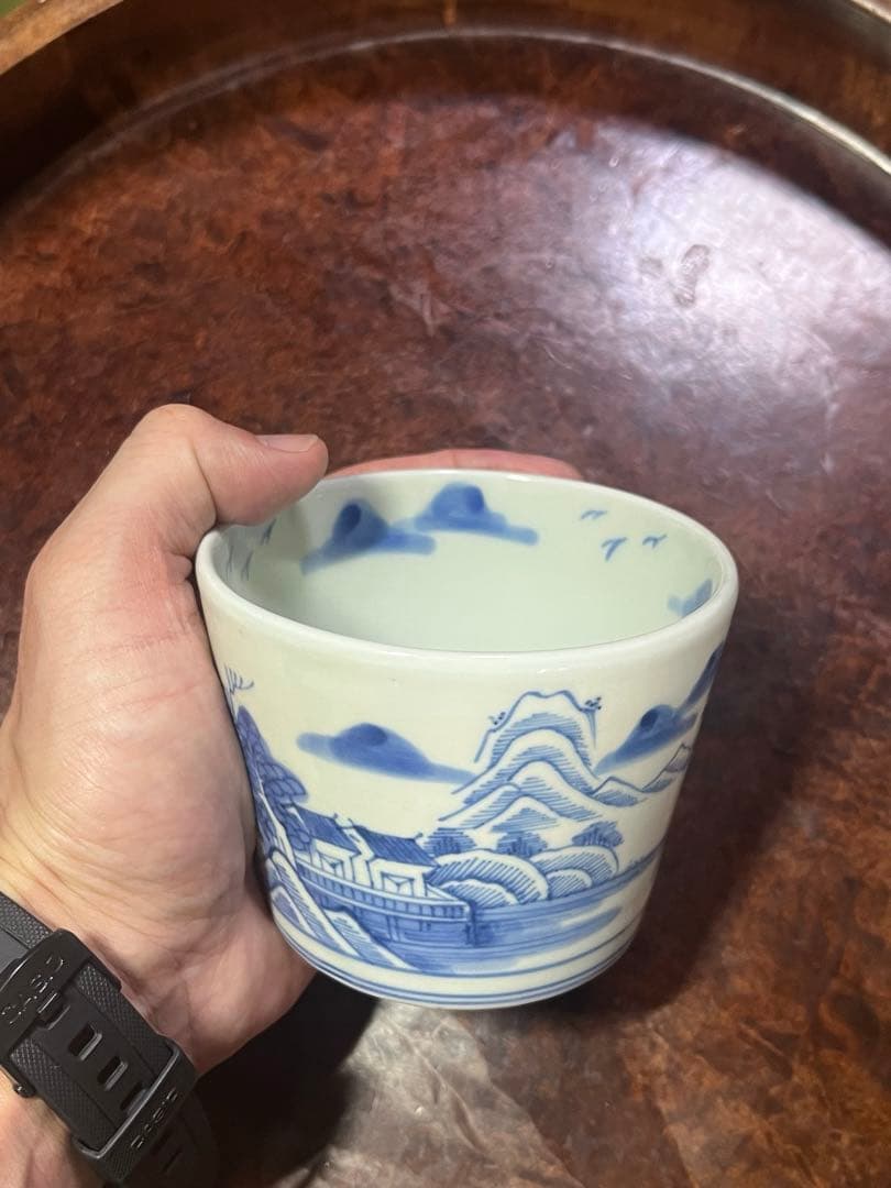 古伊万里　蕎麦猪口　無傷完品　鍋島　そば猪口　大振　柿右衛門　今右衛門　民藝