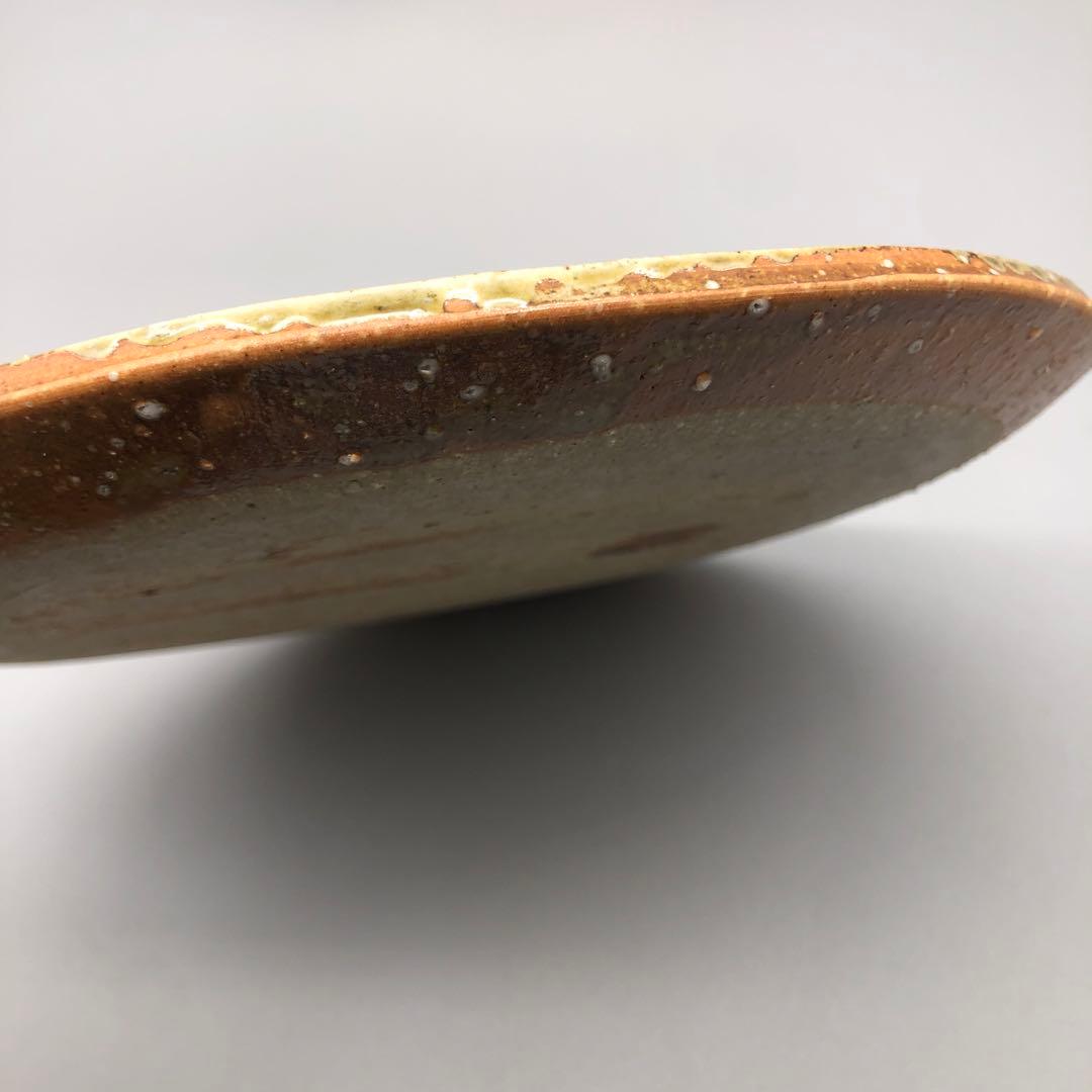 希少高橋楽斎信楽焼陶器お皿プレート3枚セット24cm伝統工芸骨董アンティーク食器