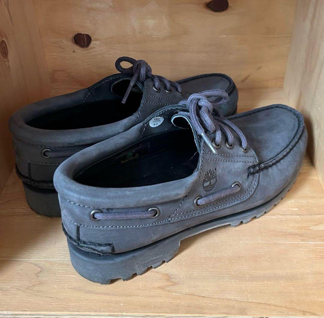 Timberland 26cm Dグレー デッキシューズ ティンバーランド