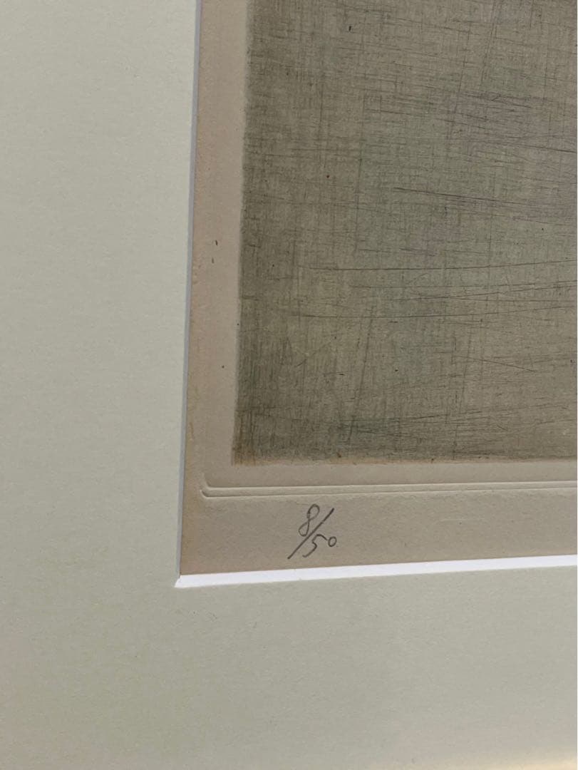 南桂子《二羽の鳥が休んでいる》1955年作 真作