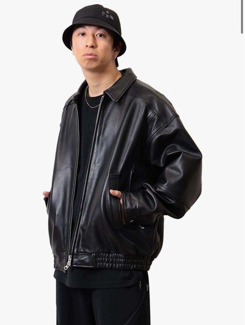 25aw BEAMS ビームス　レザーブルゾン　レザージャケットMサイズ