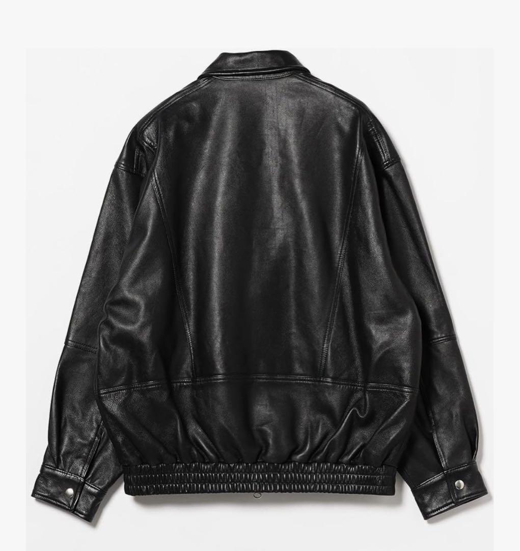 25aw BEAMS ビームス　レザーブルゾン　レザージャケットMサイズ