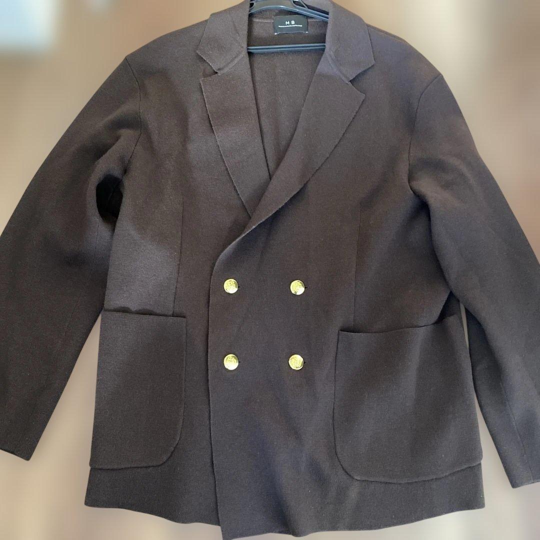 MB ハイエンドニットブレザー 茶色