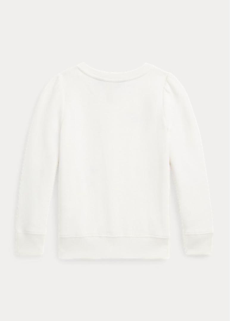 【新品】ラルフローレン ポロベア トレーナー ペイント ホワイト 120