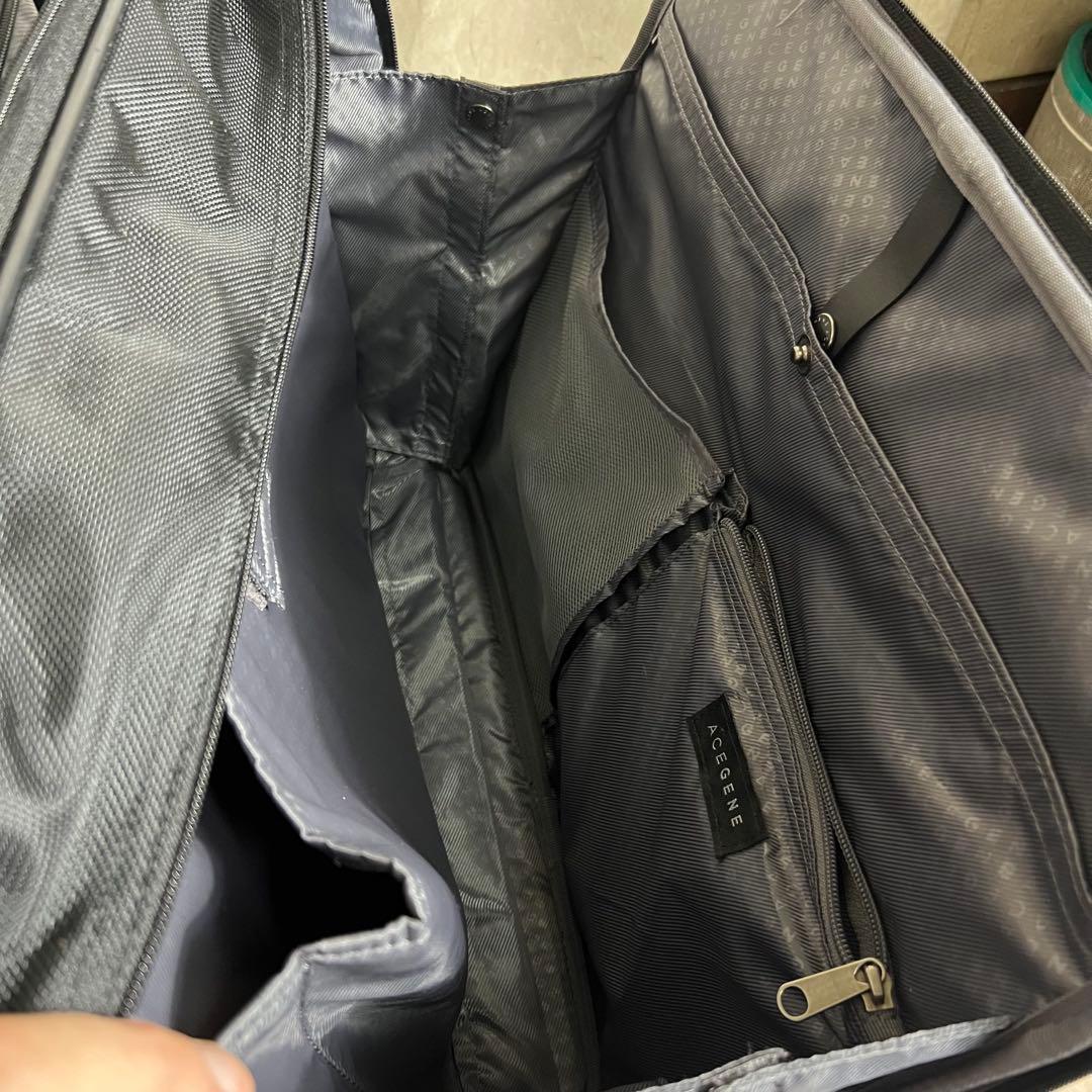 ACEGENE ビジネスバッグ キャリーバッグ 2輪 機内持込可 鍵付 出張