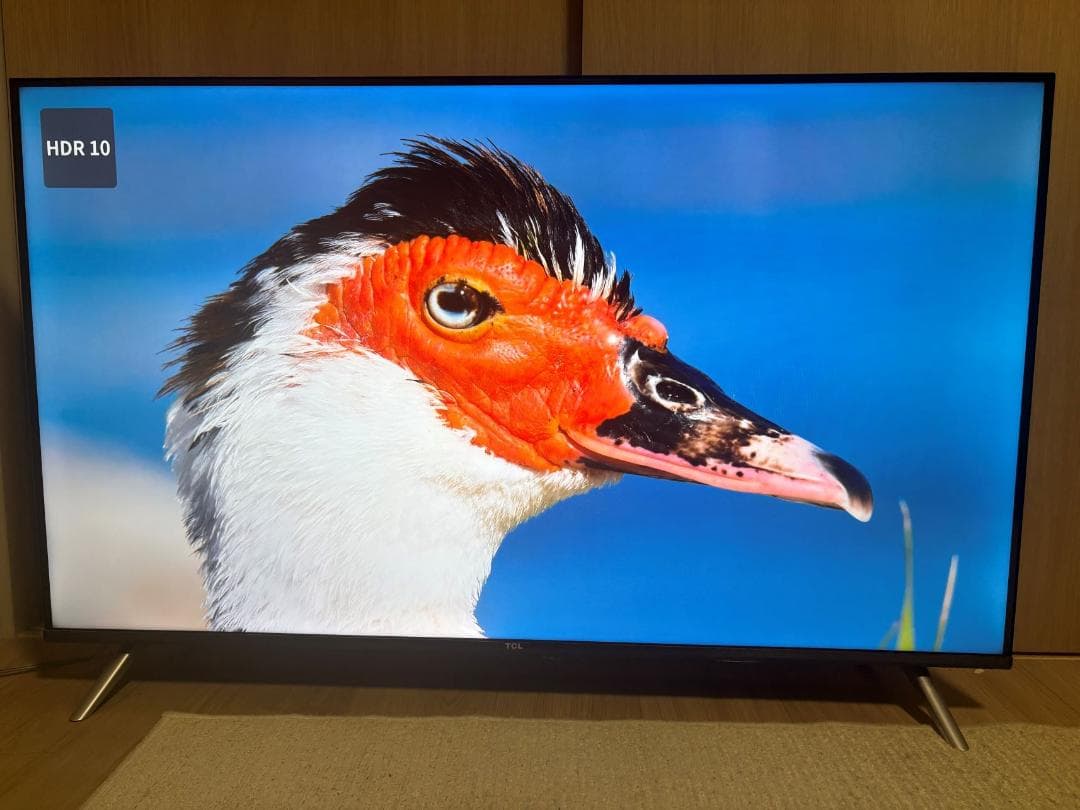 【美品】TCL 43型 液晶テレビ 4k HDR 22年製【直接引取り可】