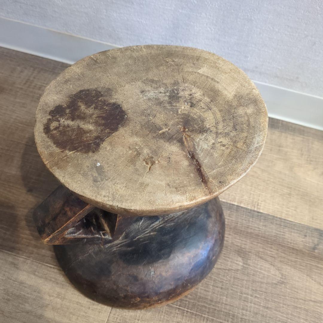 トンがスツール　セヌフォスツール　 アフリカンスツール