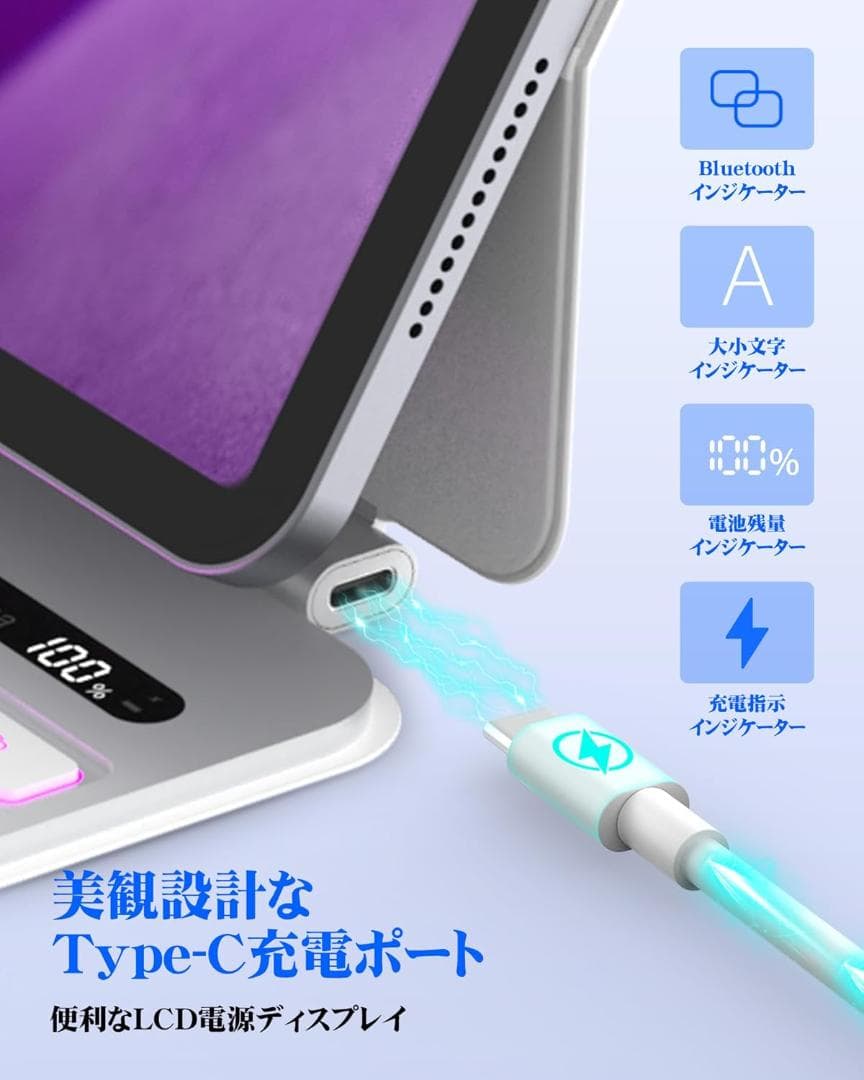 BETTDOW マジックキーボード iPad Air7 Air6(M2)